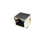 Мережевий конектор RJ45 female горизонтальний з підсвіткою